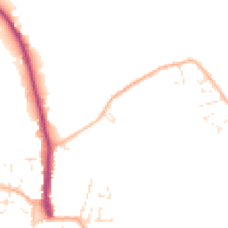 Daytime road noise heatmap for DT5 1BZ