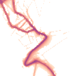 Daytime road noise heatmap for DT5 1LB