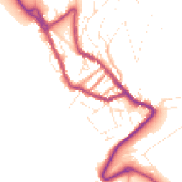 Daytime road noise heatmap for DT5 1LH