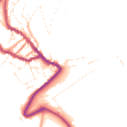 Daytime road noise heatmap for DT5 1LJ