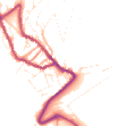 Daytime road noise heatmap for DT5 1NF