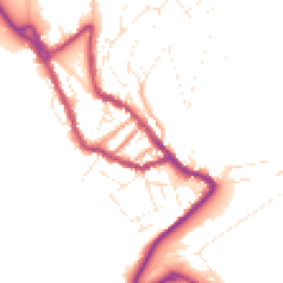 Daytime road noise heatmap for DT5 1NQ