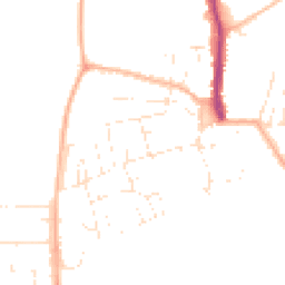 Daytime road noise heatmap for DT5 2BA