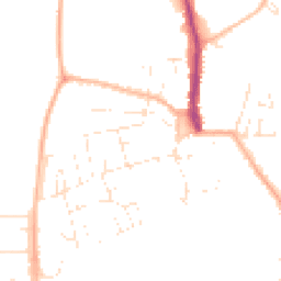 Daytime road noise heatmap for DT5 2BG