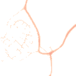 Daytime road noise heatmap for DT5 2DJ