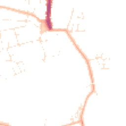 Daytime road noise heatmap for DT5 2FH