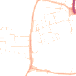 Daytime road noise heatmap for DT5 2JZ