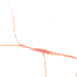 Night-time road noise heatmap for DT6 3AD