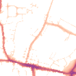 Daytime road noise heatmap for DT6 3AF