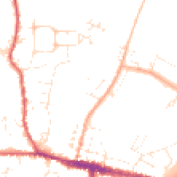 Daytime road noise heatmap for DT6 3AL