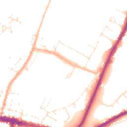 Daytime road noise heatmap for DT6 3AT