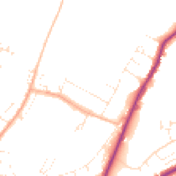 Daytime road noise heatmap for DT6 3AY