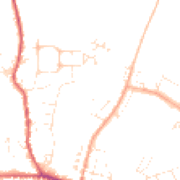 Daytime road noise heatmap for DT6 3BE