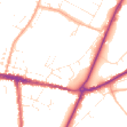 Daytime road noise heatmap for DT6 3BG