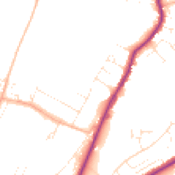 Daytime road noise heatmap for DT6 3DE