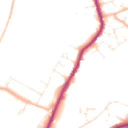 Daytime road noise heatmap for DT6 3DP