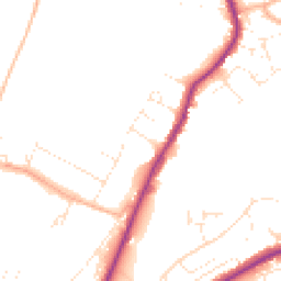 Daytime road noise heatmap for DT6 3DQ