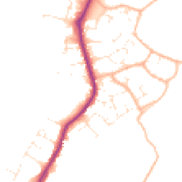 Daytime road noise heatmap for DT6 3DU