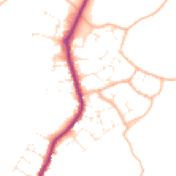 Daytime road noise heatmap for DT6 3ES