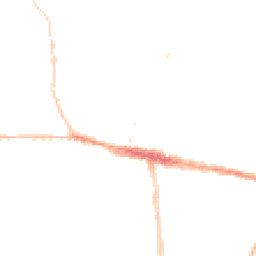 Night-time road noise heatmap for DT6 3EY