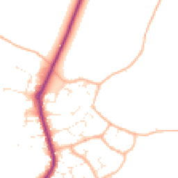 Daytime road noise heatmap for DT6 3FE