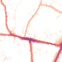 Daytime road noise heatmap for DT6 3JL