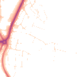 Daytime road noise heatmap for DT6 4BL