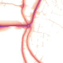 Daytime road noise heatmap for DT6 4JP