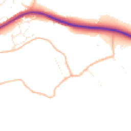 Daytime road noise heatmap for DT6 4LA