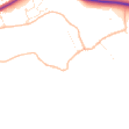 Daytime road noise heatmap for DT6 4LB