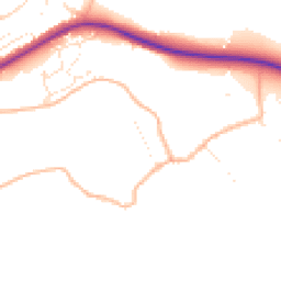 Daytime road noise heatmap for DT6 4LE