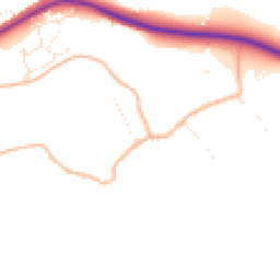 Daytime road noise heatmap for DT6 4LF