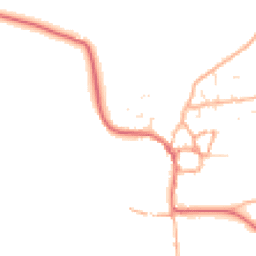 Daytime road noise heatmap for DT6 4PX