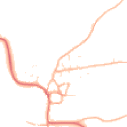 Daytime road noise heatmap for DT6 4SD