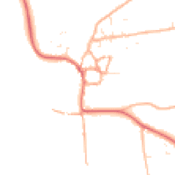 Daytime road noise heatmap for DT6 4ST