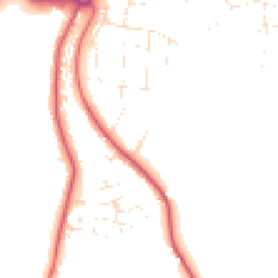 Daytime road noise heatmap for DT6 4SX