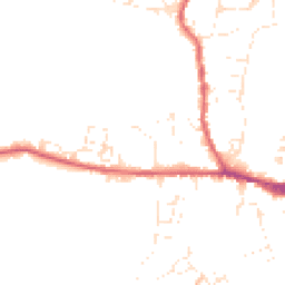 Daytime road noise heatmap for DT6 5DD