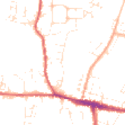 Daytime road noise heatmap for DT6 5DP