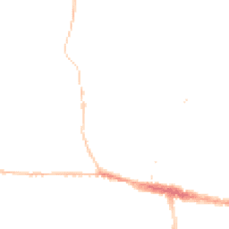 Night-time road noise heatmap for DT6 5DP