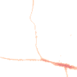 Night-time road noise heatmap for DT6 5EW
