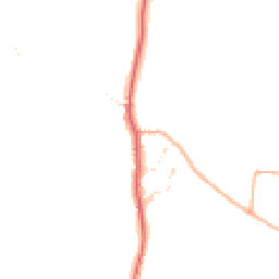 Daytime road noise heatmap for DT6 5FE
