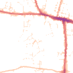 Daytime road noise heatmap for DT6 5HL