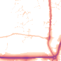 Daytime road noise heatmap for DT6 5QP