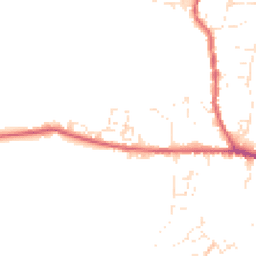 Daytime road noise heatmap for DT6 5QY