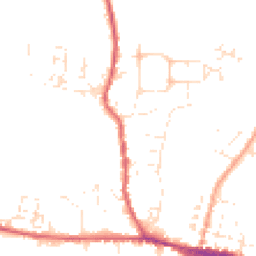 Daytime road noise heatmap for DT6 5RS