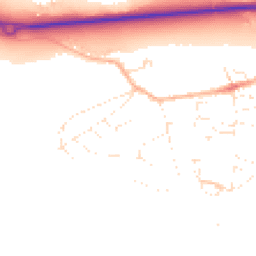 Daytime road noise heatmap for DT6 6BH