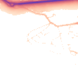 Daytime road noise heatmap for DT6 6BJ