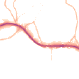 Daytime road noise heatmap for DT6 6DT