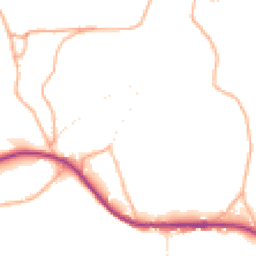Daytime road noise heatmap for DT6 6DU