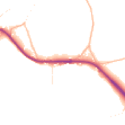 Daytime road noise heatmap for DT6 6DW